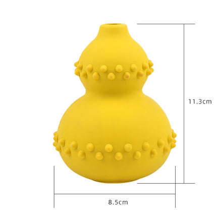 Rubber Dog Treat Dispensing Toy – Bite Resistant Chew & Teeth Cleaning Toy