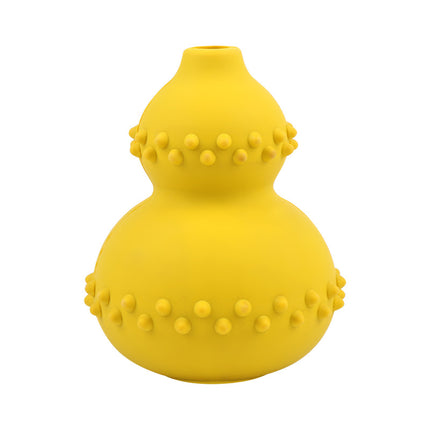 Rubber Dog Treat Dispensing Toy – Bite Resistant Chew & Teeth Cleaning Toy