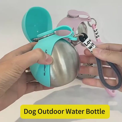 Leakproof pet travel water dispenser
