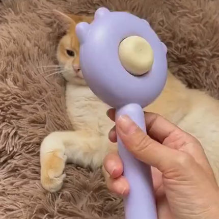 Pet fur cleaning comb